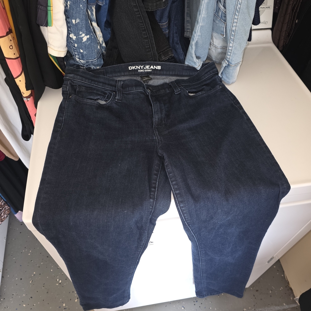 DKNY Dark Indigo Boyfriend Jeans